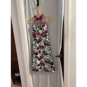 Patagonia Iliana women's purple floral halter dress size xs